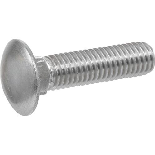 Hillman 1/4 in. X 2 in. L Stainless Steel Carriage Bolt 50 pk Hillman 1/4 in. X 2 in. L Stainless Steel Carriage Bolt 50 pk