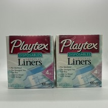 2 Pack - Playtex Disposable Baby Bottle Liners - 4 oz, 100 Count Each Box - £13.84 GBP