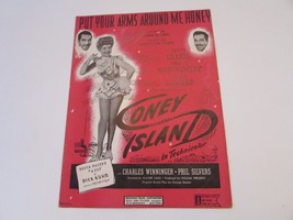 Put Your Arms Around Me, Honey 1937 Sheet Music Coney Island Betty Grable - £3.06 GBP