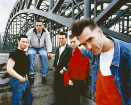 Morrissey group pose Hohenzollern Bridge Cologne Germany 1980&#39;s 16x20 Poster - £15.79 GBP