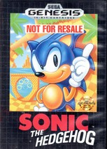 Sonic The Hedgehog Sega Genesis 1991 Complete Game, Manual &amp; Box  - £15.69 GBP
