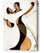 Romantic Wall Art Abstract Dancers Master Bedroom Decor for Couples Canv... - £110.08 GBP+