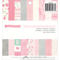36 Sheet Special Delivery Girl Paper Pad 6X6 - £22.88 GBP