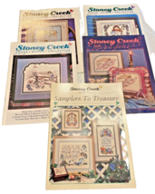 Cross Stitch 5 Stoney Creek Collection Magazines 1989-1996 Vintage Lot - £17.54 GBP