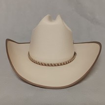 Bailey 6X Jake Barnes Straw Cowboy Hat 7 U Roll It Rodeo Rough - $48.95