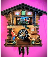 Vintage Classic Swinging-Dancers Musical Cuckoo Clock #5 - $325.71
