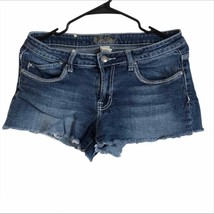 Red Rivet Distressed Blue Jeans Short Size 11 - £19.40 GBP