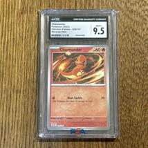 Charmander Reverse Holo Pokemon TCG 026/197 Obsidian Flames Set CGC 9.5 ... - $24.75