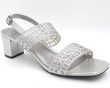 Karen Scott Women Block Heel Slingback Sandals Desiah Size US 9.5M Pewte... - £25.81 GBP