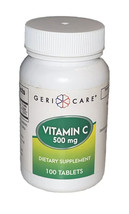 Gericare Vitamin C 500mg Dietary Supplement Antioxidant Support Tablets 100ct - $10.83