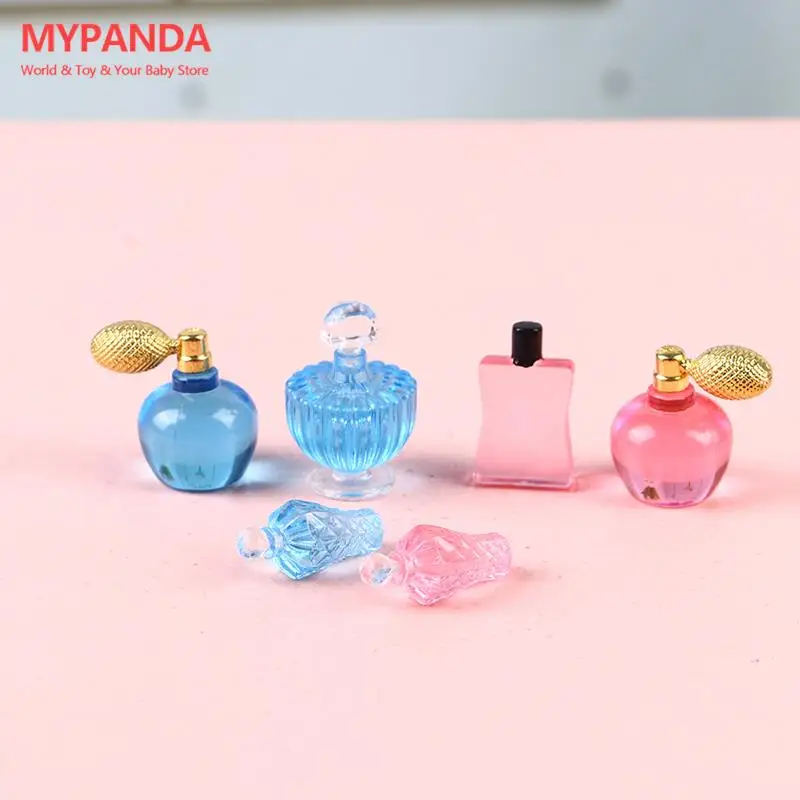 6pcs/set 1:12 Scale Perfume Miniature Furniture Fabric Model Mini Dollhouse - £7.49 GBP+