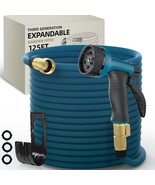 Expandable Garden Hose 125ft - New Patented Water Hose with 40 Layers BLUE - $942.18 MXN