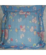 PRECIOUS MOMENTS BLUE FLORAL PILLOWSHAM BEDDING NEW - €12,10 EUR