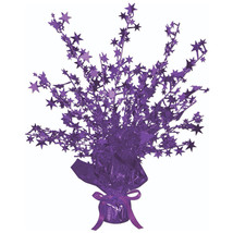 Purple Foil Star Gleam N Burst Centerpiece - £33.82 GBP