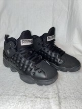Nike Air Jordan Black Jumpman Team Ii Bg - Size 6Y Basketball Shoes 820273-001 - £22.41 GBP