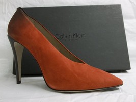 Calvin Klein Collection Size EU 39.5 US 9.5 M IMAN Suede Pumps New Womens Shoes - £625.65 GBP