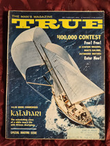 True Magazine February 1962 Feb 62 Boating Boats Fishing Africa Kalahari - £12.94 GBP