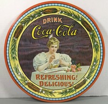 1976 Coca-Cola 75th Anniversary Metal Commemorative Serving Tray Mint Co... - $14.95