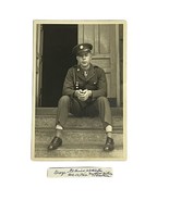 Vtg 1940&#39;s WWII Era Original Photo Note U.S. Army Soldier Fort Lewis Was... - £15.00 GBP
