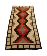 Handmade Antique Native American Navajo Rug 3.3&#39; x 6&#39; (100cm x 182cm), 1... - $1,900.79 CAD