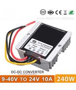 DC 10V/12V/19V/24V/30V TO 24V 6A 10A Buck Boost Power Converter Car Regu... - $29.91+