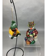 Radko Snowman With Stocking And Gifts + Frosty Friends Christmas Ornaments - €17,19 EUR