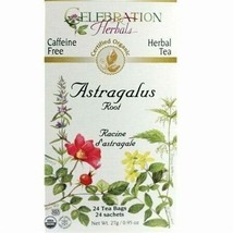 Celebration Herbals Teabags Herbal Tea Astragalus Root Tea Organic - 24 Herba... - $14.18