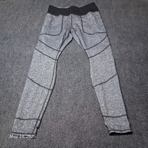 Duluth Trading NoGA Plushcious M Reg Heather Gray Leggings Pockets Leg S... - $34.55