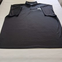 Vansport GDC Gulf Distributing Co. Employee Uniform Polo Black Shirt Mens Sz 4XT image 8