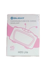 Olight H05 Lite Pink Fashionable Eye-Caring Headlamp, 45 Lumens, w/2x AA... - £22.54 GBP