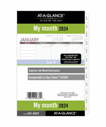 AT-A-GLANCE 2024 Monthly (061-685Y) Loose-Leaf Planner Refill Desk Size - $327.75 MXN