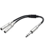 Dual Female TRS Stereo Splitter Y Cable 1/4 Inch 38cm - $35.63