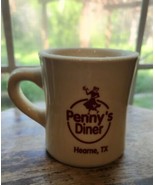 Penny’s Diner Coffee Mug Cup Hearne, Texas Ceramic Restaurant M Ware 10 oz - £22.21 GBP