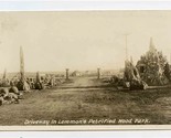 Driveway in Lemmon&#39;s Petrified Wood Park Real Photo Postcard South Dakota  - £21.96 GBP