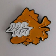 The Simpson Cartoon Fish Enamel Label Hat Pin (A) - £5.40 GBP