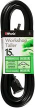 Woods Light Duty Extension Cord, 15Ft, 16 Gauge, SPT-2, General Purpose ... - €27,87 EUR