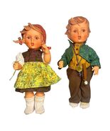 Goebel Hummel Set of 2 Vinyl dolls titled 'Hummel Boy and Girl' 12” - $49.47