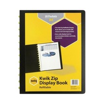 Marbig Kwik Zip Display Book A4 (20 pages) - $28.98