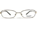 Calvin Klein CK7417 705 Brille Rahmen Gold Rechteckig Voll Felge 51-16-135 - $46.39