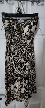 NWT Trixxi Clothing Company Brown Floral Halter Dress Size Small - £47.96 GBP