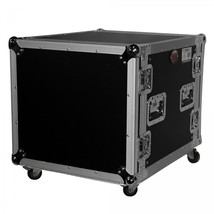 ProX T-10RSS 10U Space Amplifier Rack Mount Flight Case 19&quot; Depth Wheel ... - $369.99
