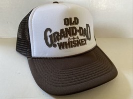Vintage Old Grand-dad Hat Whiskey Trucker Hat snapback Brown Summer Party Cap - £14.03 GBP