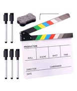 8Pcs 10&quot;X12&quot; Acrylic Film Movie Directors Clapboard Kit, Magnetic Blackb... - $32.99