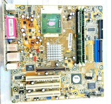 HP 5187-4913 MOTHERBOARD + AMD SEMPRON CPU + 512MB RAM + I/O PLATE - £36.81 GBP