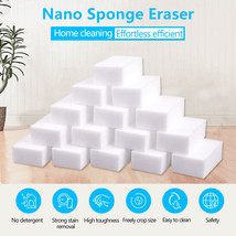 100/50pcs Magic Sponge Eraser Cleaning Melamine Foam Cleaner White 100x6... - £7.12 GBP+
