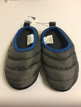 Old Navy Slippers Boys Kids Shoes Size Medium 12-13 Gray - £11.17 GBP