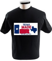 Texas Made Lone Star License Plate T Shirt - $16.95+