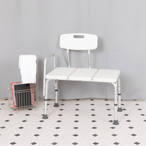 White Bath Transfer Bench DC-HY3510L-WH-GG - £57.03 GBP