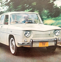 1962 Renault R-8 Compact Antique Car Advertisement Automobilia Vintage D... - €26,05 EUR