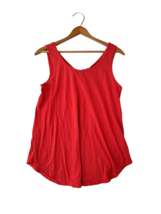 TOAD &amp; CO Womens Top Organic Cotton Orange Striped Tank Sleeveless Size XS - $11.51